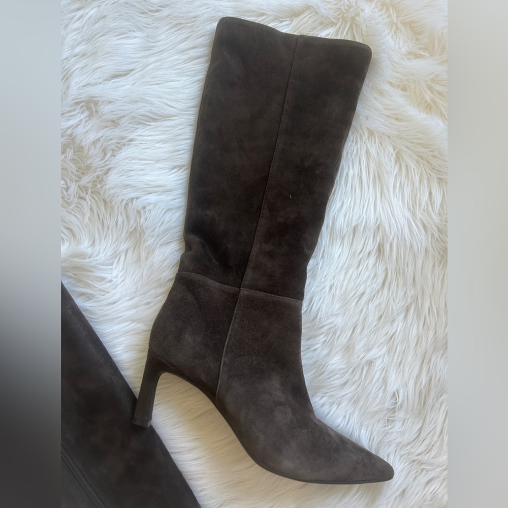 NWOT Mark Fisher genuine leather (suede) Brown Boots - Picture 7 of 16